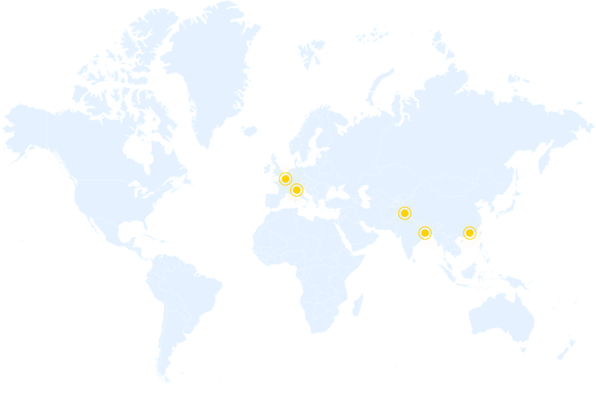 Collegify locations around the world